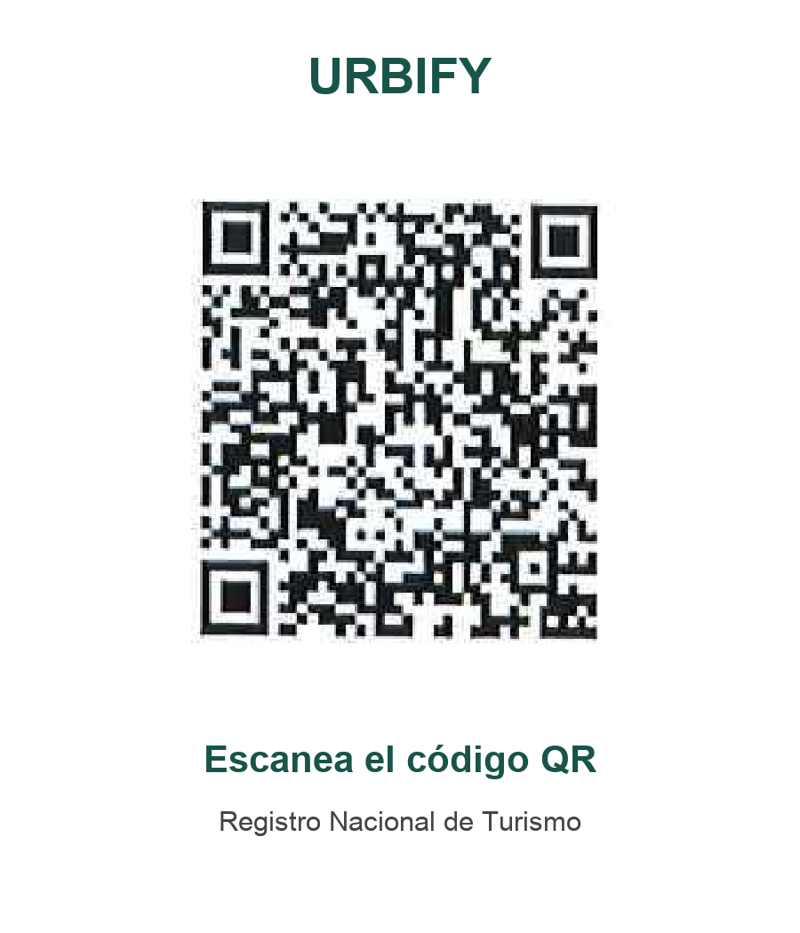 URBIFY — Escanea el código QR — Registro Nacional de Turismo